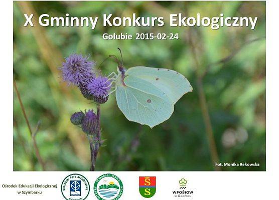 Grafika 1: X Gminny Konkurs Ekologiczny w Gołubiu